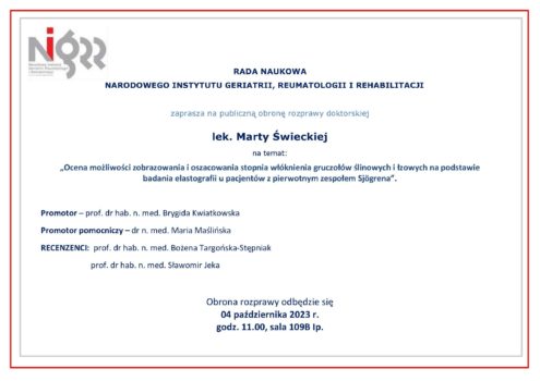 Zawiadomienie brona lek. Marty Swieckiej poziom