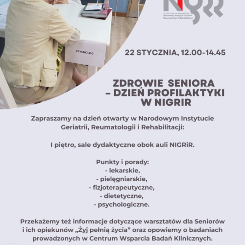 ZDROWIE SENIORA – Dzień Profilaktyki