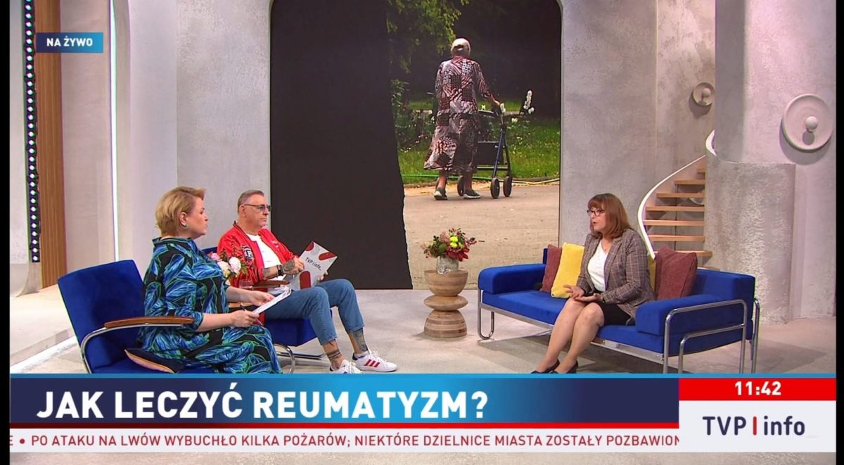 Ważny temat w telewizji - choroby reumatyczne. 1 Maslinksa drugie sniadanie