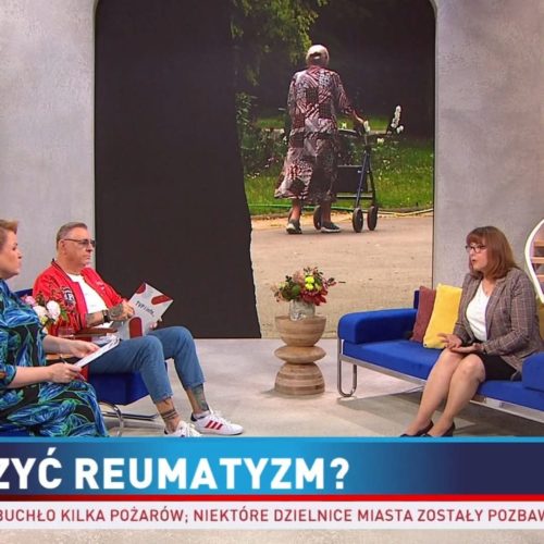 Ważny temat w telewizji - choroby reumatyczne. 3 Ważny temat w telewizji - choroby reumatyczne.