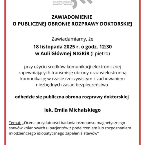 16 zawiadomienie E. Michalski