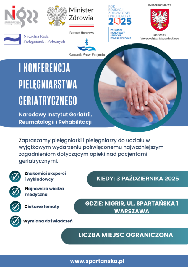 I Konferencja Pielęgniarstwa Geriatrycznego 1 I Konferencja Pielegniarstwa geriatrycznego16