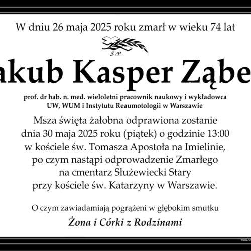 Jakub Kasper Zabek 1