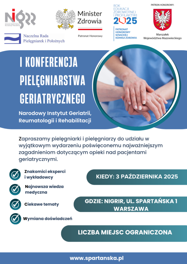 I Konferencja Pielęgniarstwa Geriatrycznego 1 program 1