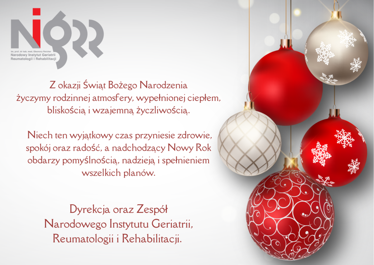 Red and White Simple Christmas Greetings Card