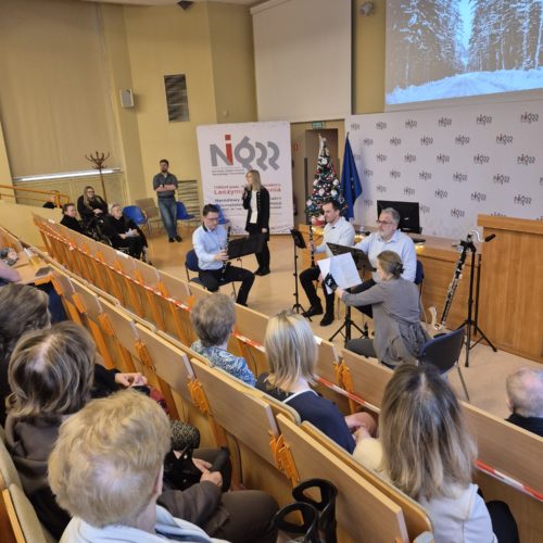 Zimowy koncert dla Pacjentów Narodowego instytutu Geriatrii, Reumatologii i Rehabilitacji. 1 Zimowy koncert dla Pacjentów Narodowego instytutu Geriatrii, Reumatologii i Rehabilitacji.