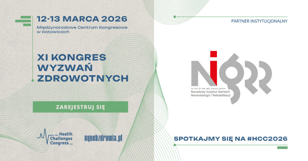 Narodowy Instytut Geriatrii, Reumatologii i Rehabilitacji jest partnerem XI Kongresu Wyzwań Zdrowotnych!