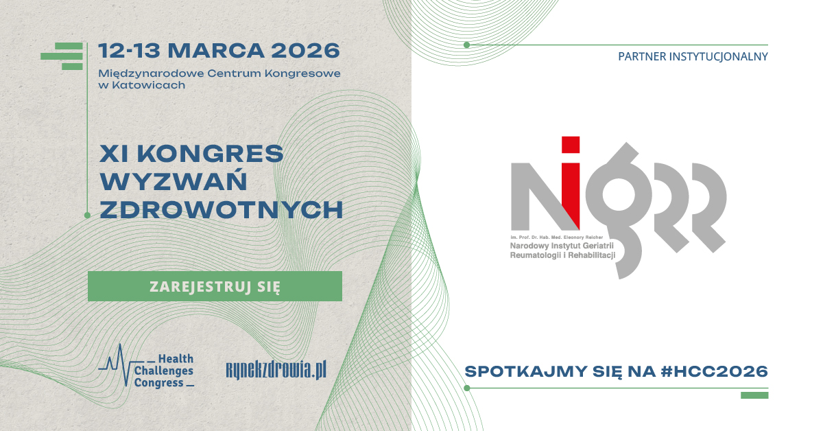Narodowy Instytut Geriatrii, Reumatologii i Rehabilitacji jest partnerem XI Kongresu Wyzwań Zdrowotnych!