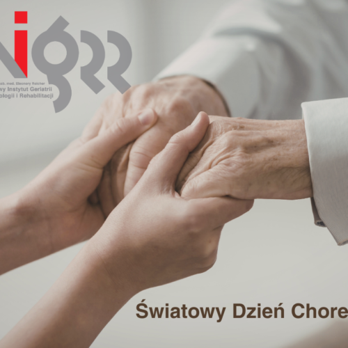 Razem w drodze do zdrowia – z okazji Światowego Dnia Chorego jako Zespół Narodowego Instytutu Geriatrii, Reumatologii i Rehabilitacji składamy wszystkim Pacjentom życzenia siły, spokoju oraz nadziei.