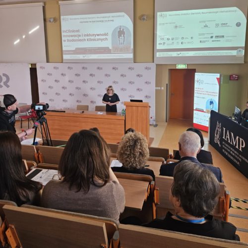 Za nami inspirująca konferencja „InClinical – innowacje i inkluzywność w badaniach klinicznych”, która odbyła się w Narodowym Instytucie Geriatrii, Reumatologii i Rehabilitacji. Projekt finansowany był ze środków budżetu państwa, przyznanych przez Ministerstwo Nauki i Szkolnictwa Wyższego w ramach programu „Wektory Nauki”.