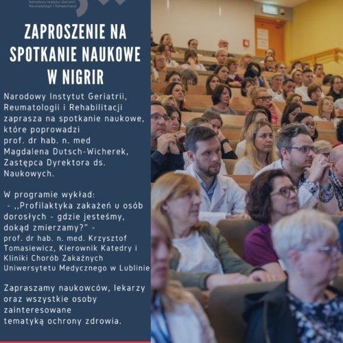 Zapraszamy na spotkanie naukowe