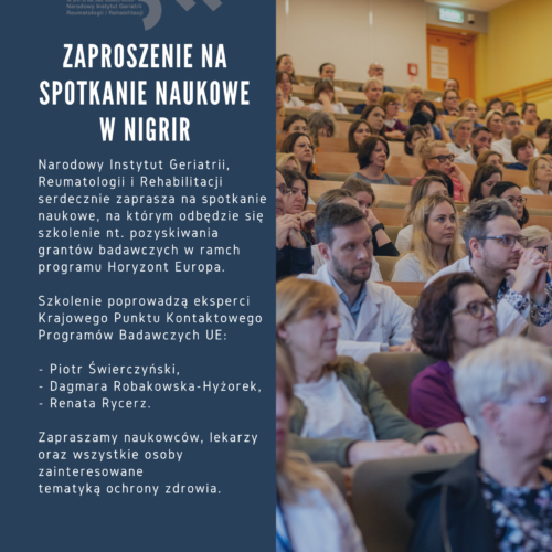 Spotkanie naukowe - 22 lipca, godzina 12.00