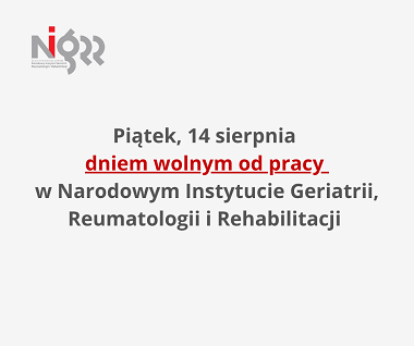 14 sierpnia dniem wolnym od pracy