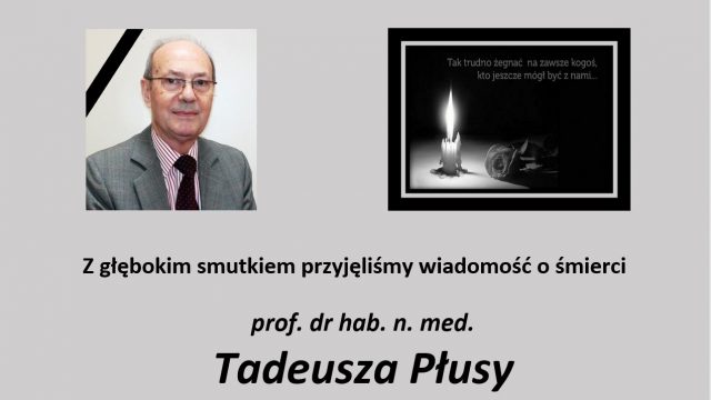 Pożegnanie prof. Tadeusza Płusy