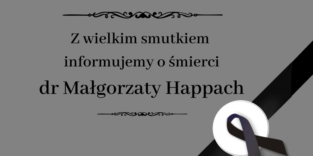 Pożegnanie dr Małgorzaty Happach