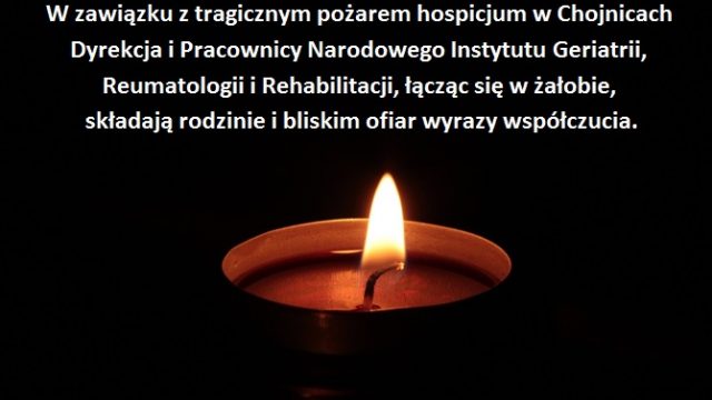 Kondolencje dla rodzin ofiar pożaru hospicjum w Chojnicach